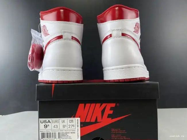 Rep Onekick Metallic Retro Air Red (2017) 555088-103 Jordan 1 0325